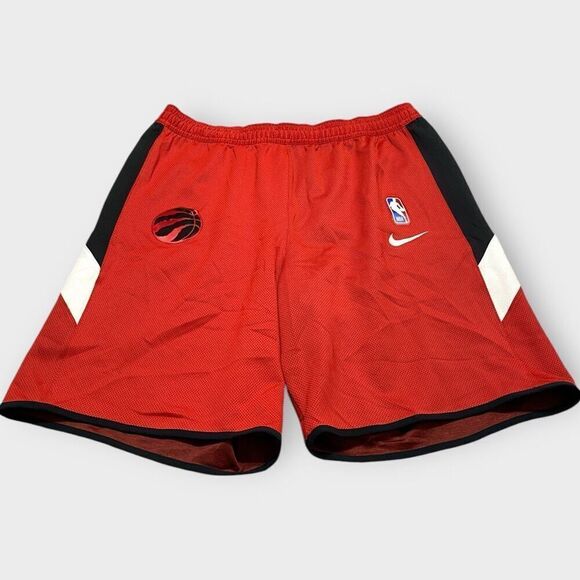 Nike NBA Toronto Raptors Therma Flex Red Shorts Mens Size 2XL AV1099-657 New - Picture 2 of 12